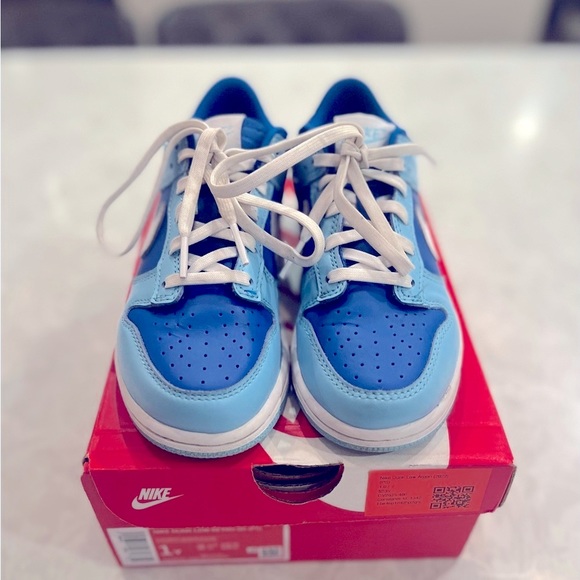 Nike (PS) NIKE DUNK LOW RETRO QS 'ARGON' SKU: DV2635 400 - Picture 2 of 9